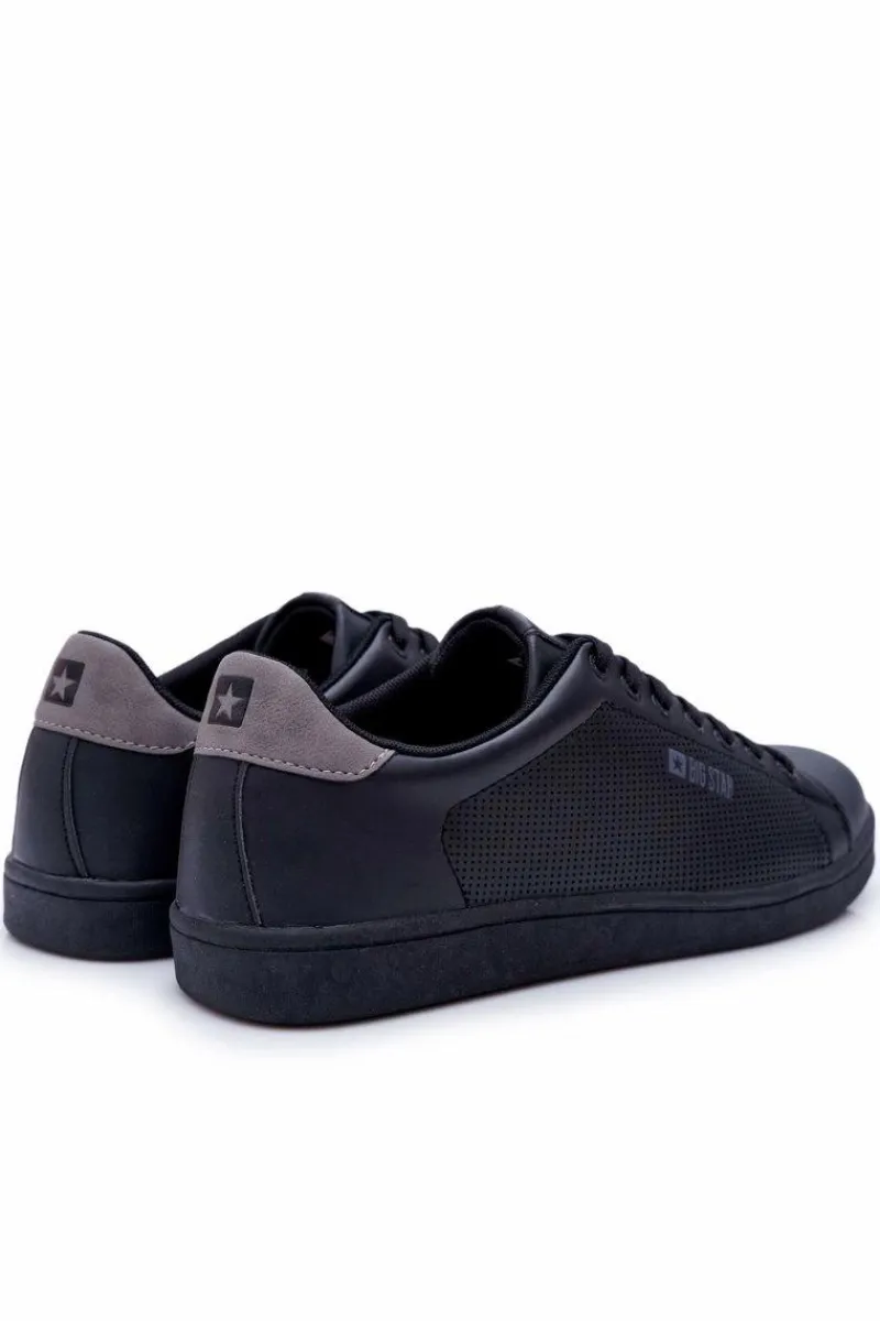 Trampki Męskie Big Star|Trampki Niskie>Big Star Shoes Trampki Męskie Big Star Sportowe Czarne DD174391