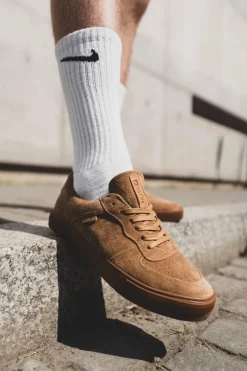 Best Big Star Shoes Trampki Męskie Big Star Zamszowe Beżowe EE174361