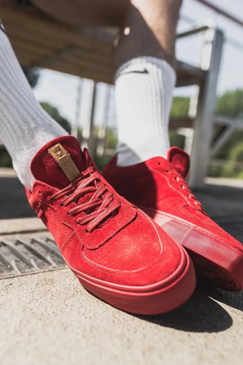 Trampki Męskie Big Star|Trampki Niskie>Big Star Shoes Trampki Męskie Big Star Zamszowe Czerwone EE174364