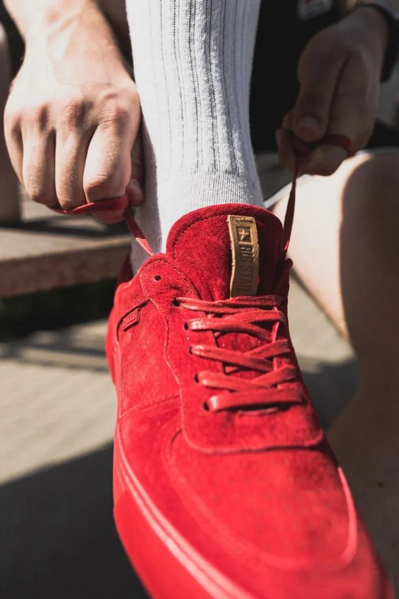 Trampki Męskie Big Star|Trampki Niskie>Big Star Shoes Trampki Męskie Big Star Zamszowe Czerwone EE174364