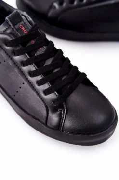 Sale Trampki Męskie Czarne II1R4013C Męskie Trampki Męskie Cross Jeans