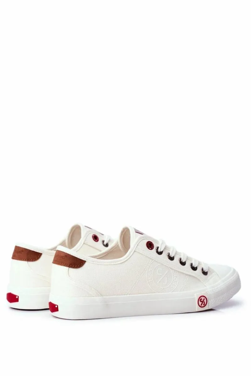 Clearance Cross Jeans Trampki Męskie Białe FF1R4055C