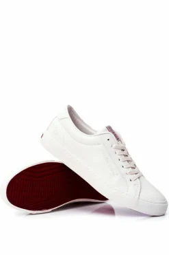 Trampki Męskie Cross Jeans>Cross Jeans Trampki Męskie Białe FF1R4035C