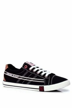 Best Cross Jeans Trampki Męskie Czarne FF1R4041C