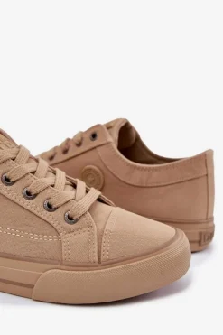 Trampki Męskie Big Star|Trampki Niskie></noscript>Big Star Shoes Trampki Męskie Materiałowe Big Star RR174337 Beżowe