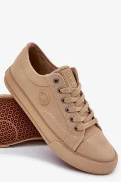 Trampki Męskie Big Star|Trampki Niskie></noscript>Big Star Shoes Trampki Męskie Materiałowe Big Star RR174337 Beżowe