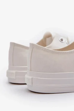 Sale Trampki Męskie Niskie Big Star NN174111 Białe Męskie Trampki Męskie Big Star|Trampki Niskie