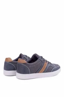 Trampki Męskie Szare Casual Kenny Męskie Trampki Niskie|Trampki Męskie Niskie