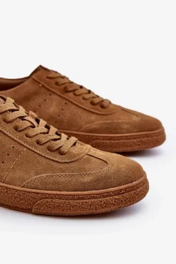 Clearance Trampki Męskie Zamszowe Big Star NN174186 Camel Męskie Trampki Męskie Big Star|Trampki Niskie