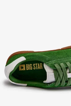 Trampki Męskie Big Star|Trampki Niskie></noscript>Big Star Shoes Trampki Męskie Zamszowe Big Star NN174188 Zielone