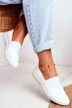Discount Trampki Slip On Wsuwane Tenisówki Białe Justy Damskie Trampki Damskie Slip-On|Trampki Damskie Niskie
