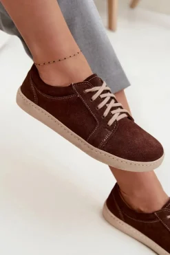 Trampki Damskie Niskie|Półbuty Skórzane><noscript><img width=