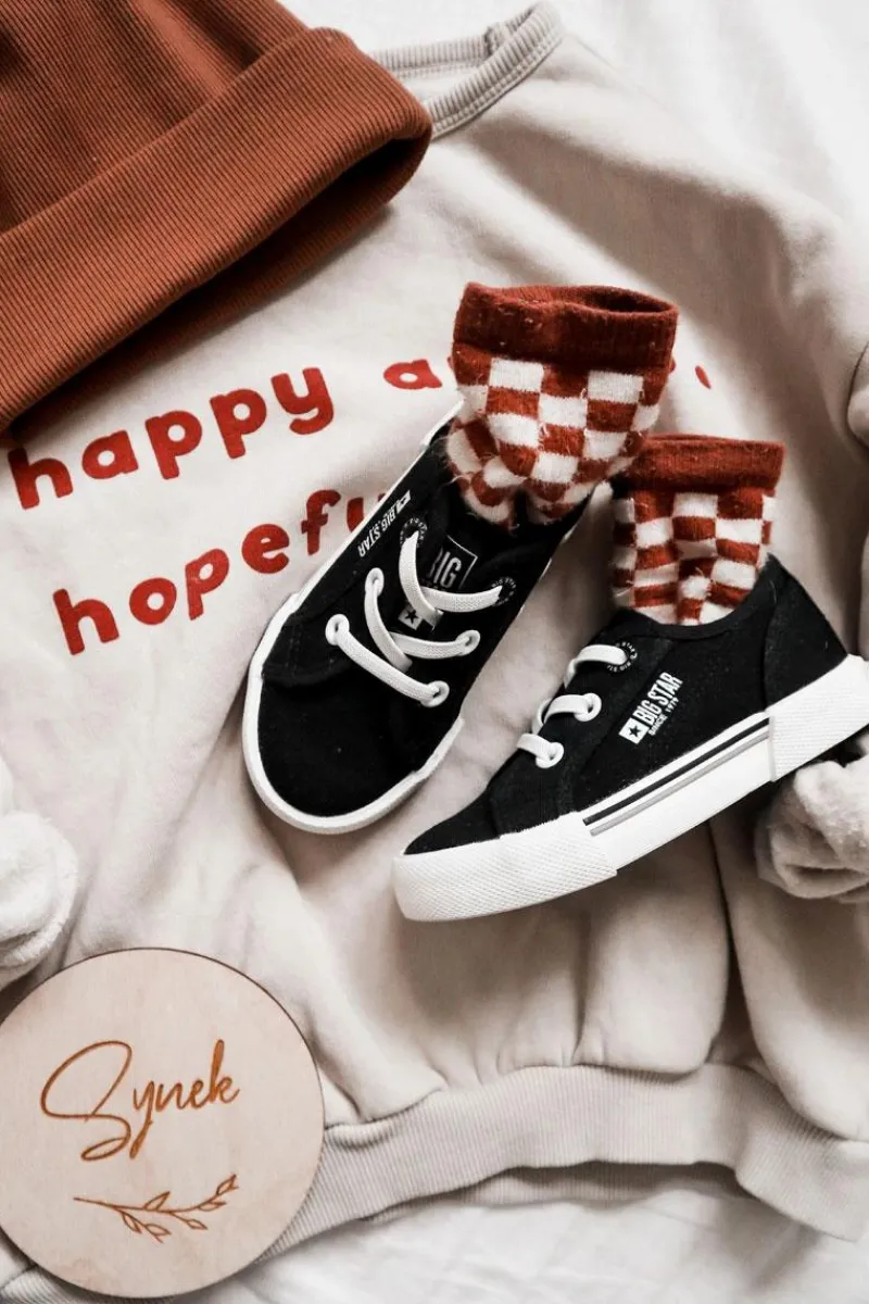 Chłopięce|Dziewczęce>Big Star Shoes Trampki Wsuwane Big Star JJ374169 Czarne