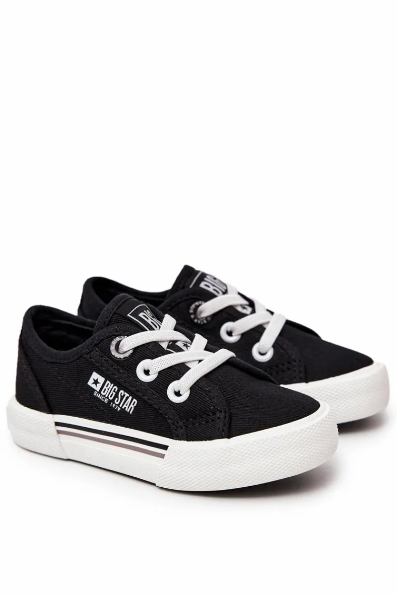 Chłopięce|Dziewczęce>Big Star Shoes Trampki Wsuwane Big Star JJ374169 Czarne