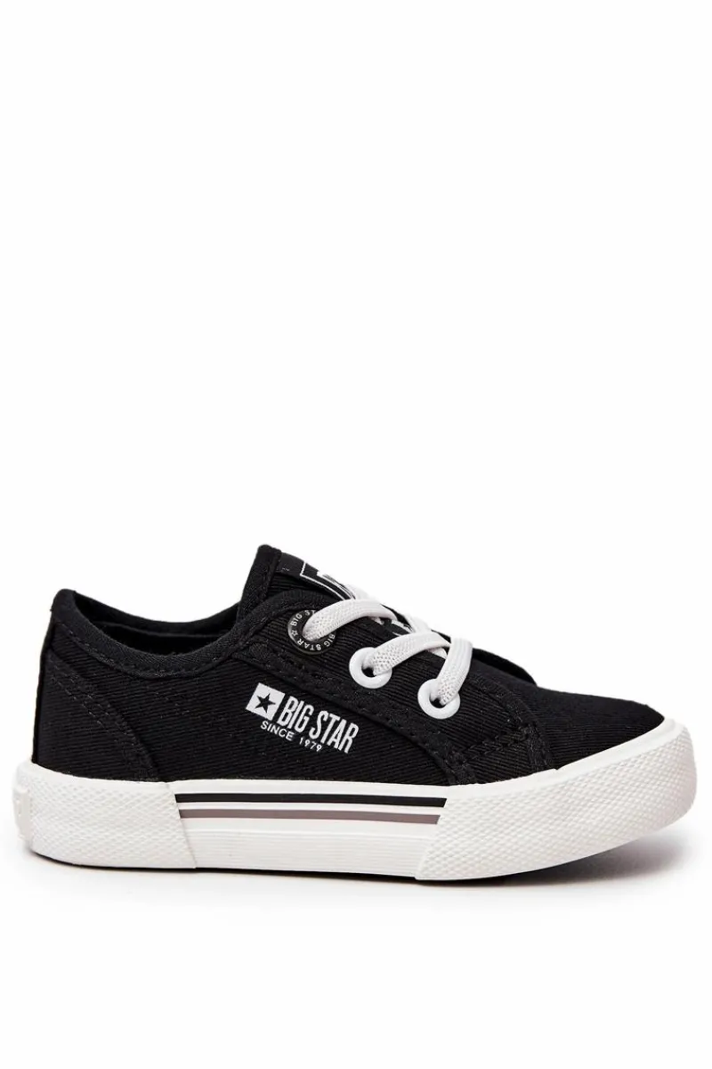 Chłopięce|Dziewczęce>Big Star Shoes Trampki Wsuwane Big Star JJ374169 Czarne