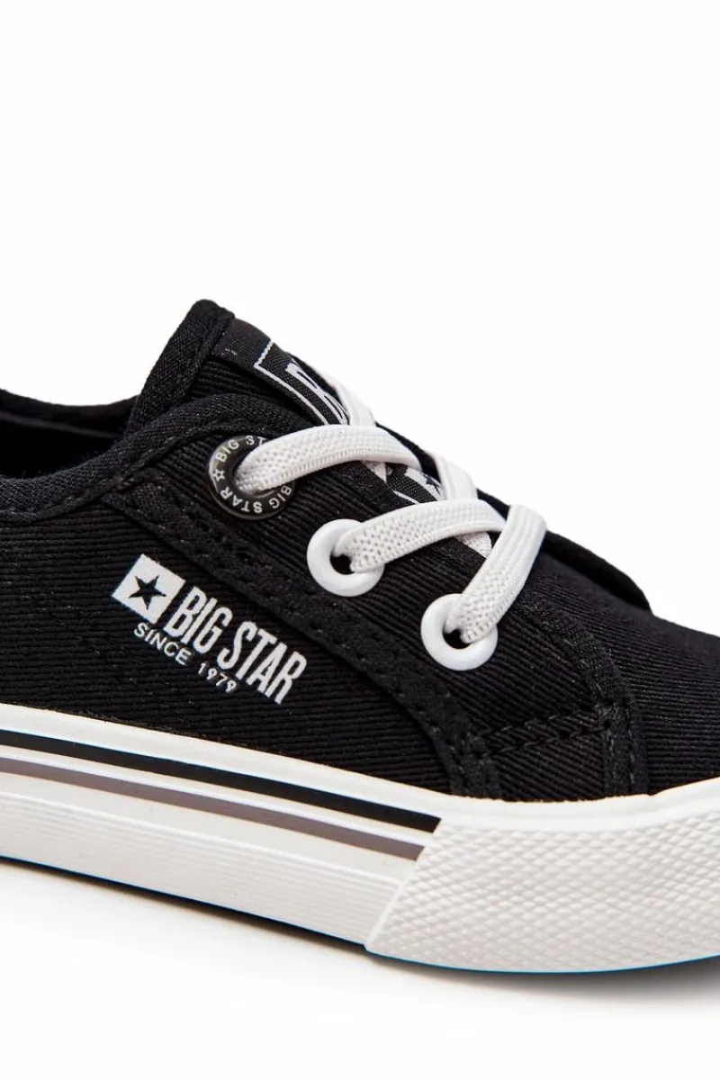 Chłopięce|Dziewczęce>Big Star Shoes Trampki Wsuwane Big Star JJ374169 Czarne
