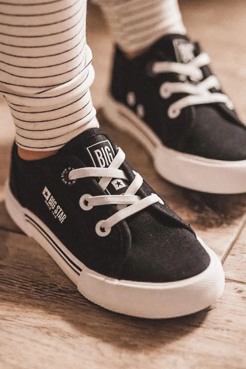 Chłopięce|Dziewczęce>Big Star Shoes Trampki Wsuwane Big Star JJ374169 Czarne