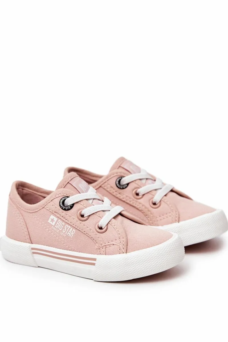 Online Big Star Shoes Trampki Wsuwane Big Star JJ374166 Jasnoróżowe