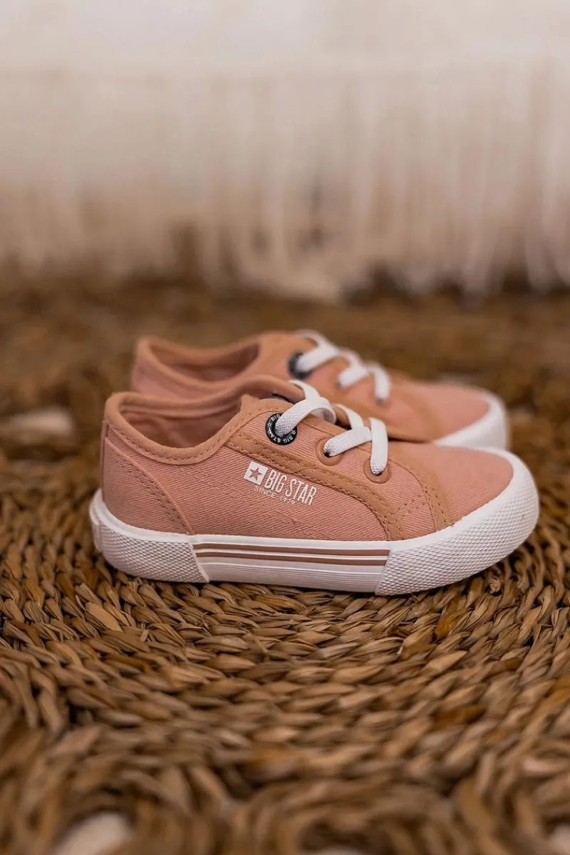 Online Big Star Shoes Trampki Wsuwane Big Star JJ374166 Jasnoróżowe