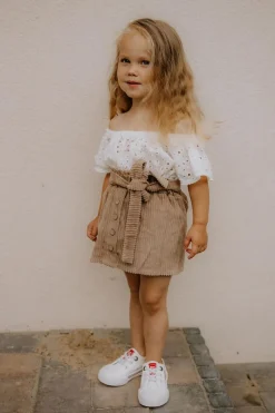 Best Trampki Wsuwane Big Star JJ374165 Białe Dzieci Chłopięce|Dziewczęce