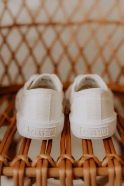 Best Trampki Wsuwane Big Star JJ374165 Białe Dzieci Chłopięce|Dziewczęce