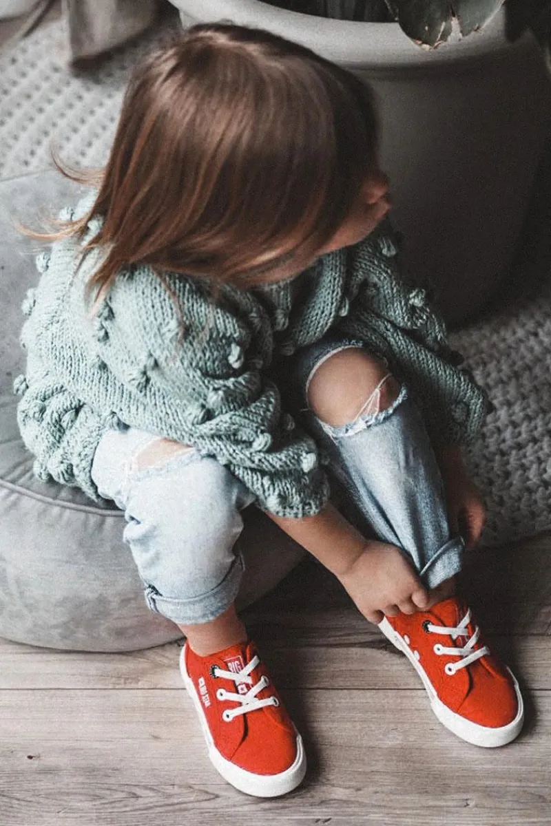 New Big Star Shoes Trampki Wsuwane Big Star JJ374167 Czerwone