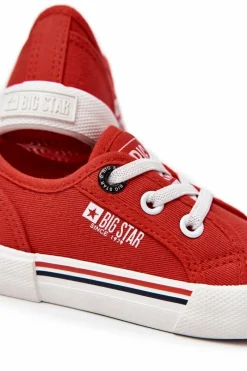 New Big Star Shoes Trampki Wsuwane Big Star JJ374167 Czerwone