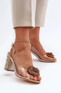 Sandały Z Cholewką|Sandały Na Obcasie><noscript><img width=