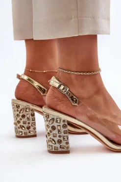 Sandały Z Cholewką|Sandały Na Obcasie><noscript><img width=