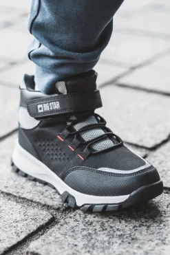 Hot Big Star Shoes Trapery Dziecięce Memory Foam Czarne Big Star KK374121