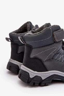 New Trapery Dziecięce Ocieplone Wełną Grafitowe Ehas Dzieci Chłopięce|Dziewczęce