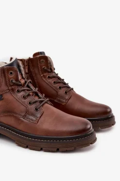 Outlet Wrangler Trapery Męskie Ocieplane 20253034.JCU Brązowe Brązowy