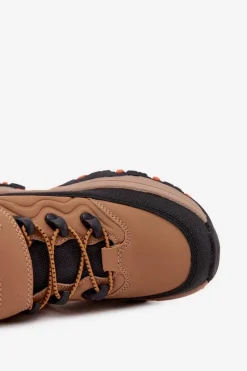 Sale Big Star Shoes Trapery Śniegowce Dziecięce Na Rzep Big Star SS374012 Brązowe Brązowy