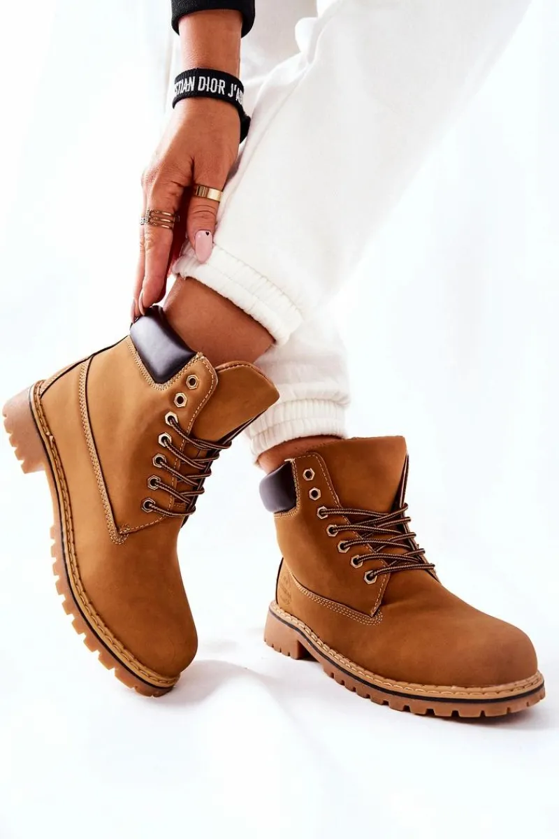 Outlet Trapery Ocieplane Ciemnobeżowe Crush Damskie Chłopięce|Dziewczęce