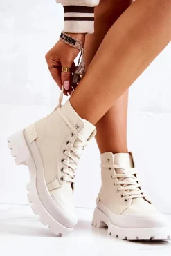 Damskie Trapery|Botki Sznurowane><noscript><img width=