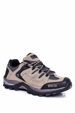 Sale Big Star Shoes Trekkingowe Męskie Buty Big Star Outdoor Szare GG174281