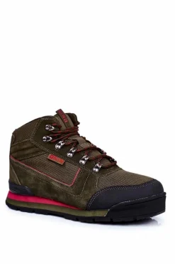Hot Big Star Shoes Trekkingowe Męskie Buty Big Star Outdoor Khaki GG174200