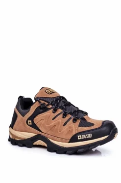 New Big Star Shoes Trekkingowe Męskie Buty Big Star Outdoor Camel GG174280