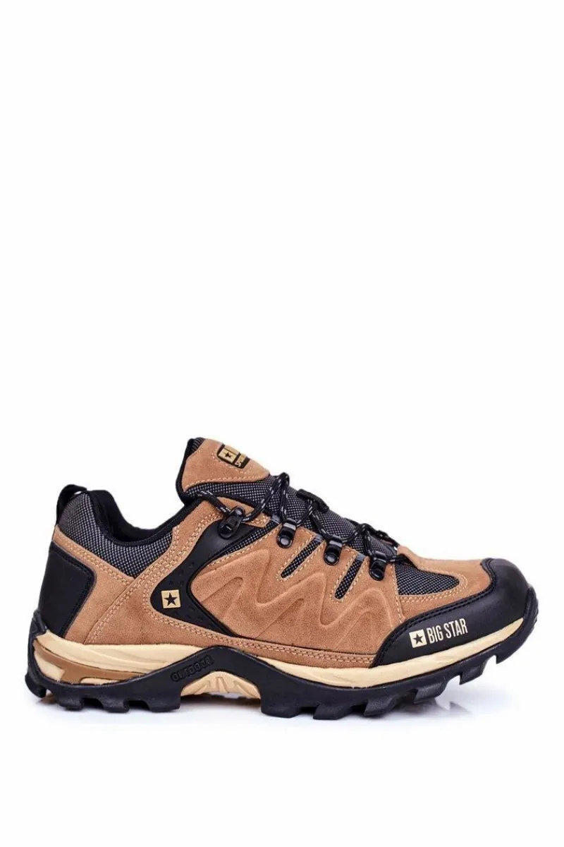 New Big Star Shoes Trekkingowe Męskie Buty Big Star Outdoor Camel GG174280