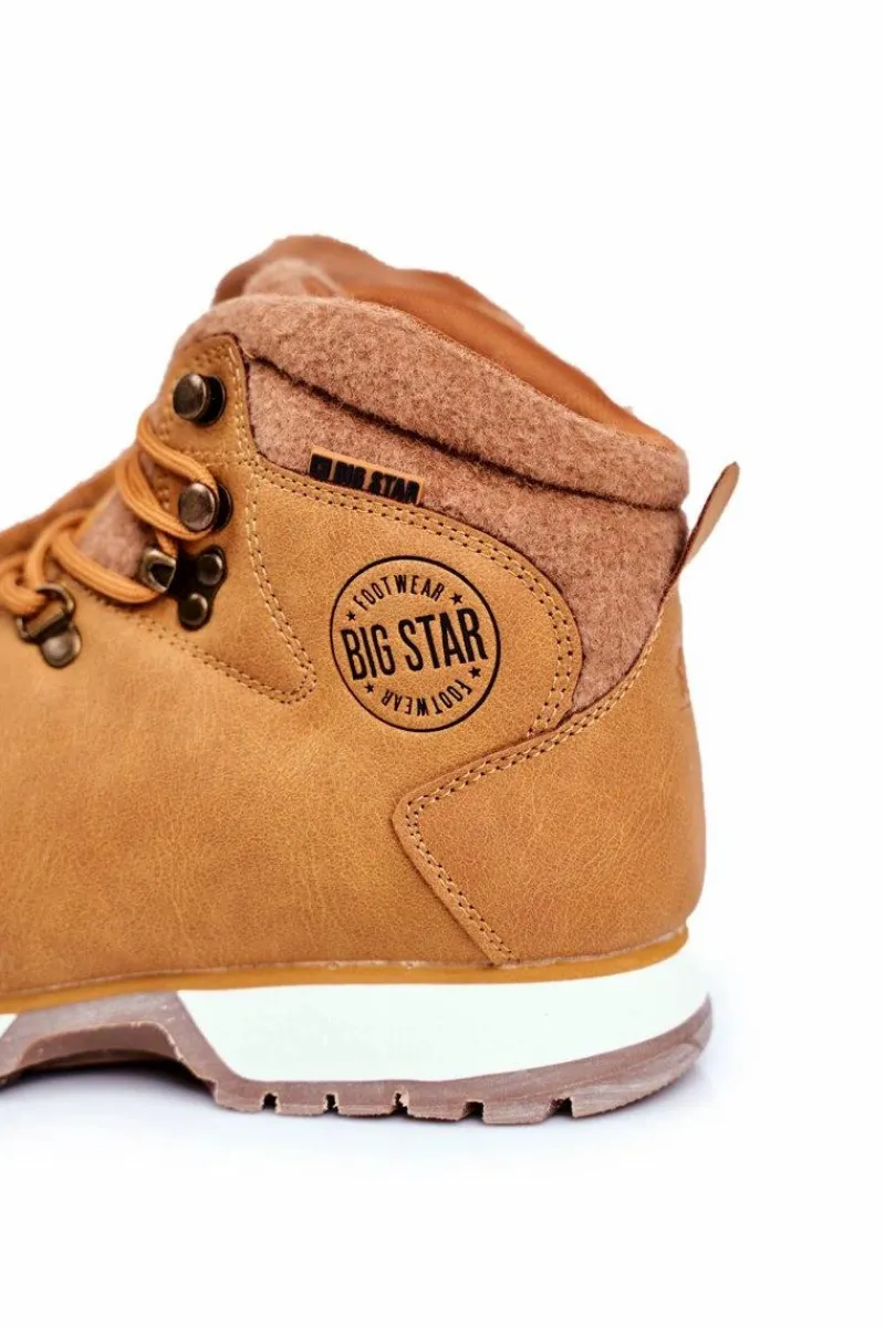 Obuwie Trekkingowe Męskie>Big Star Shoes Trekkingowe Męskie Buty Big Star Outdoor Camel GG174402