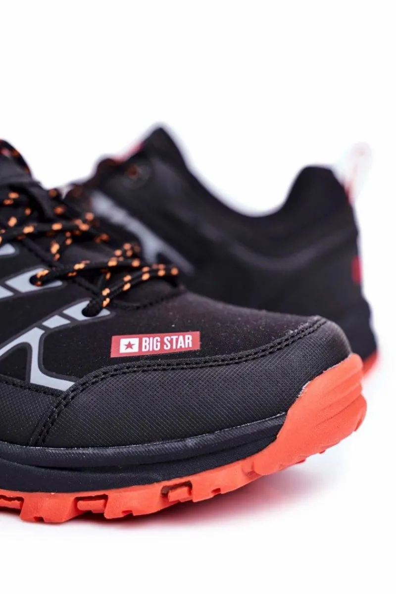 Obuwie Trekkingowe Męskie>Big Star Shoes Trekkingowe Męskie Buty Big Star Czarne GG174560