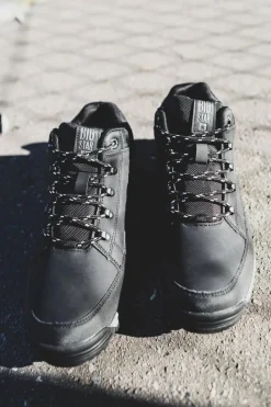 Online Trekkingowe Męskie Buty Big Star Wysokie Outdoor Czarne EE174465 Męskie Trampki Męskie Big Star|Obuwie Trekkingowe Męskie