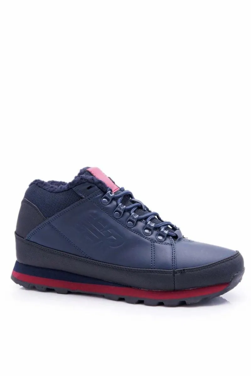 Boto Trekkingowe Męskie Buty Wysokie Outdoor Granatowe Noriginals