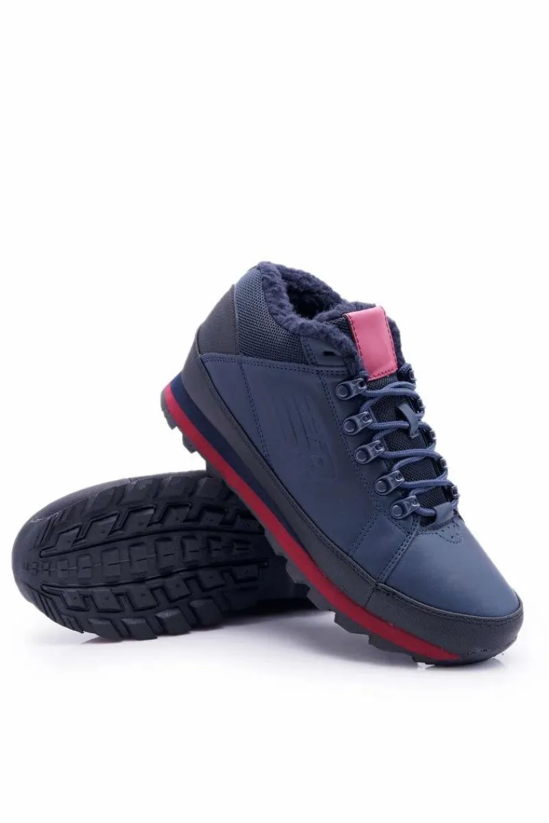 Boto Trekkingowe Męskie Buty Wysokie Outdoor Granatowe Noriginals