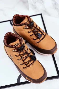 Outlet Trzewiki Dziecięce Big Star Camel GG374102 Dzieci Dziewczęce|Chłopięce