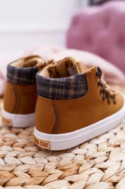 Best Trzewiki Dziecięce Chłopięce Big Star Camel EE374039 Dzieci Chłopięce