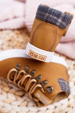 Best Trzewiki Dziecięce Chłopięce Big Star Camel EE374039 Dzieci Chłopięce