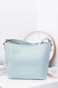 Best Boto Turkusowa Torebka Damska A4 na Ramię