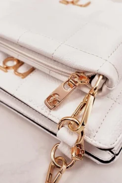 Torebki Nobo|Listonoszki></noscript>Nobo Wielofunkcyjna Pikowana Torebka Listonoszka NBAG-K1300 Biała