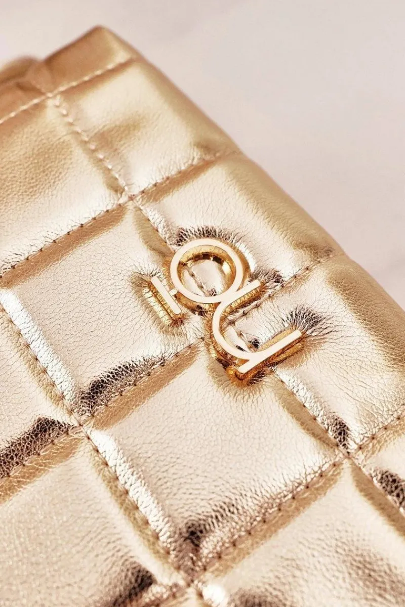 Hot Nobo Wielofunkcyjna Pikowana Torebka Listonoszka NBAG-K1300 Złota